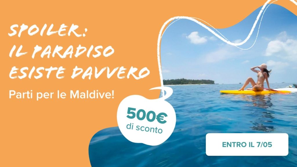 Offerta Eden Viaggi 2025: sconto di 500 euro per vacanze alle Maldive