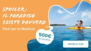 Offerta Eden Viaggi 2025: sconto di 500 euro per vacanze alle Maldive
