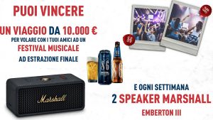 Partecipa al concorso 8.6 Beat of Intensity e vinci un viaggio da sogno e speaker Marshall