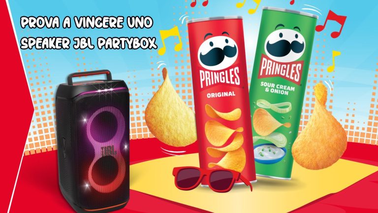 Concorso Pringles 2025 con premi giornalieri: vinci uno speaker JBL