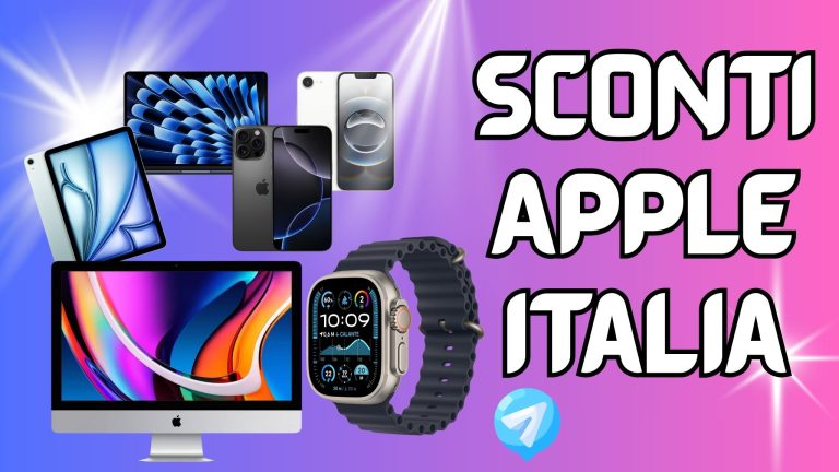 Sconti Apple Italia: le migliori offerte su iPhone, iPad e Mac ogni giorno