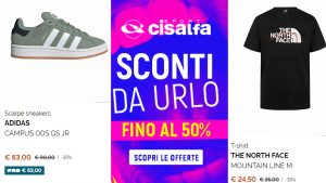 Sconti da urlo su tantissimi prodotti online