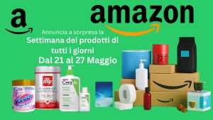 Settimana dei Prodotti per Tutti i Giorni su Amazon con sconti esclusivi
