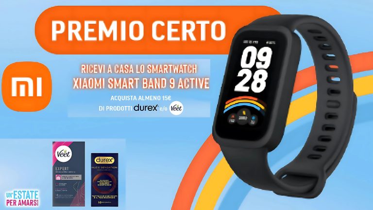 Promozione Durex e Veet estate 2025 con smartwatch in regalo
