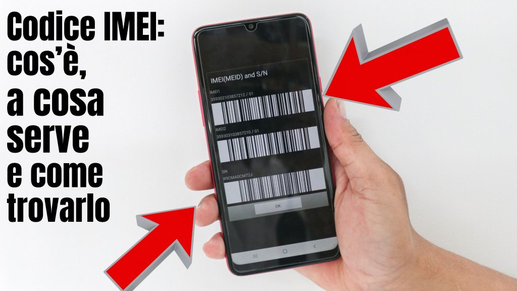Codice IMEI di uno smartphone, numero identificativo dispositivo mobile