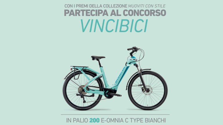 Concorso Conad Vincibici 2025: vinci una delle 200 E-Bike Bianchi in palio