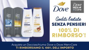 Campione omaggio Dove 2025 con rimborso completo sull’acquisto