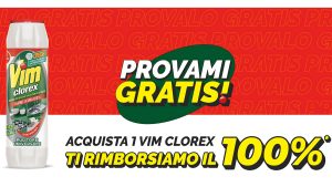 Vim Provami Gratis 2025: rimborso completo del detergente Vim Clorex