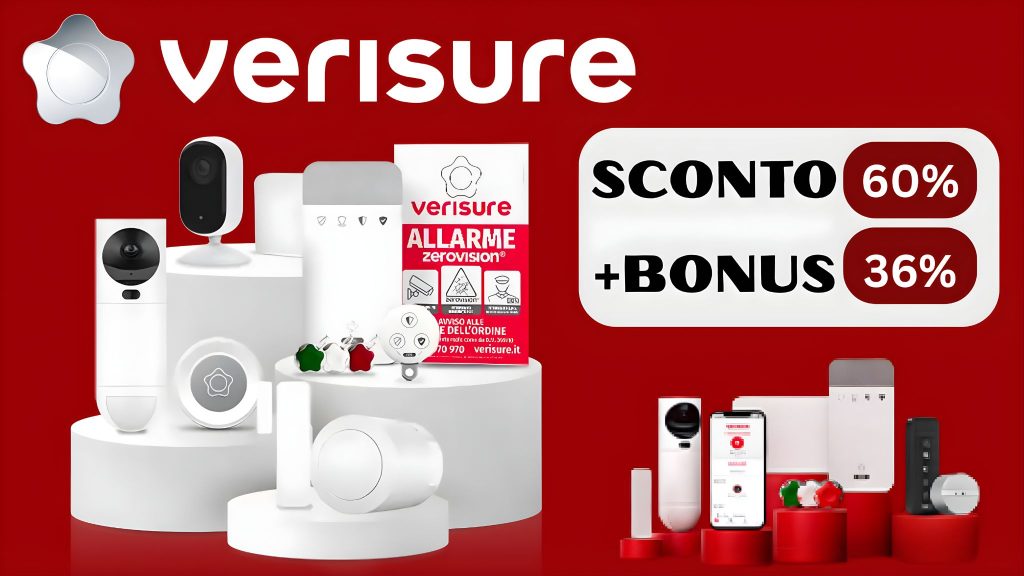 Promo Verisure 2025: -50% di sconto e Bonus Sicurezza 36% per proteggere la casa