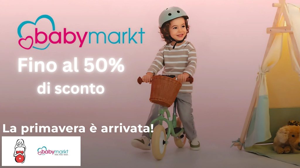 Babymarkt 2025: offerte fino al 50% su prodotti per neonati, bambini e genitori
