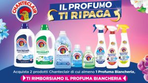 Cashback Chanteclair 2025: ricevi un rimborso fino a 7,28 euro acquistando il profumo per bucato