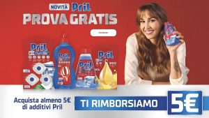 Cashback DonnaD 2025: come ottenere 5€ di rimborso acquistando Pril Additivi