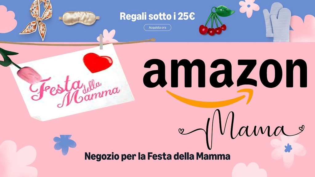 Idee regalo Festa della Mamma 2025 su Amazon: promozioni e offerte speciali