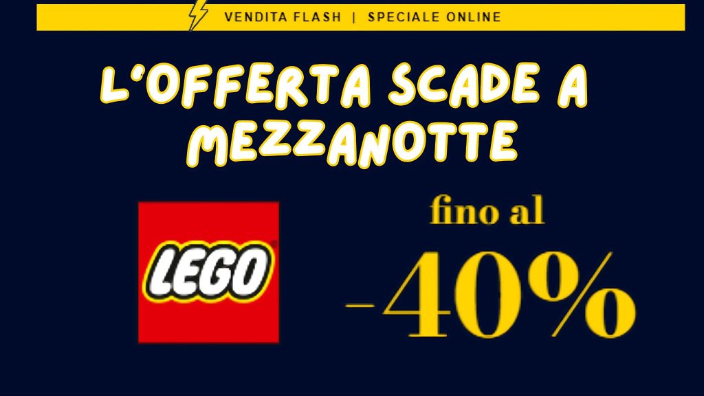 Offerta LEGO Kasanova: sconti fino al 40% su set LEGO solo fino all’11 aprile 2025