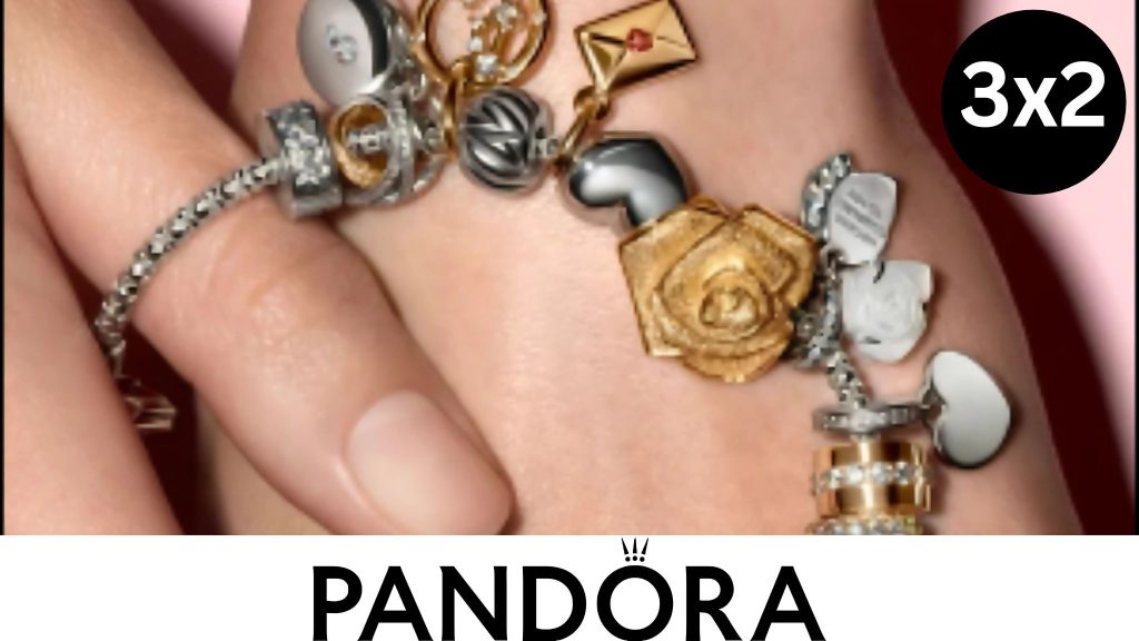 Promozione Pandora 3x2 maggio 2025: acquista 3 gioielli e ne paghi solo 2