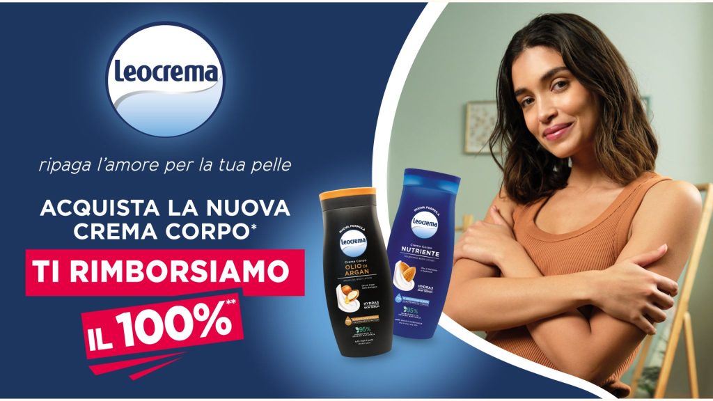 Promozione Cashback Leocrema per ricevere il rimborso sui tuoi acquisti