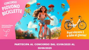 Partecipa a Piovono Biciclette e vinci una bici ogni giorno